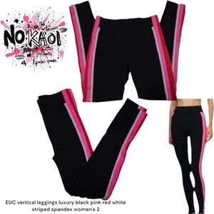 NO KA'OI vertical leggings luxury Preformance Wear Color block spandex women's 2